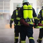 Penyemprotan Disinfektan di Lapangan Kota
